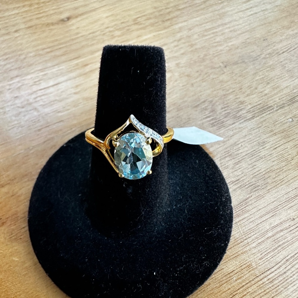 Blue Topaz Ring